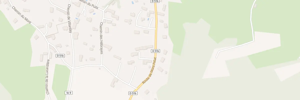 Plan du 464 Rte du Mont-Pelat à Bizonnes
