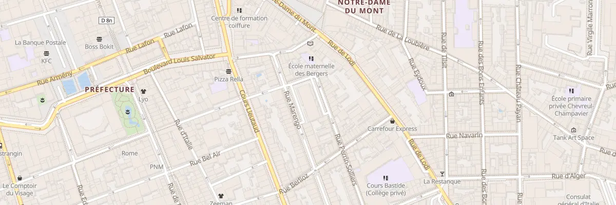 Plan du 15 Rue marengo à Marseille 6e Arrondissement