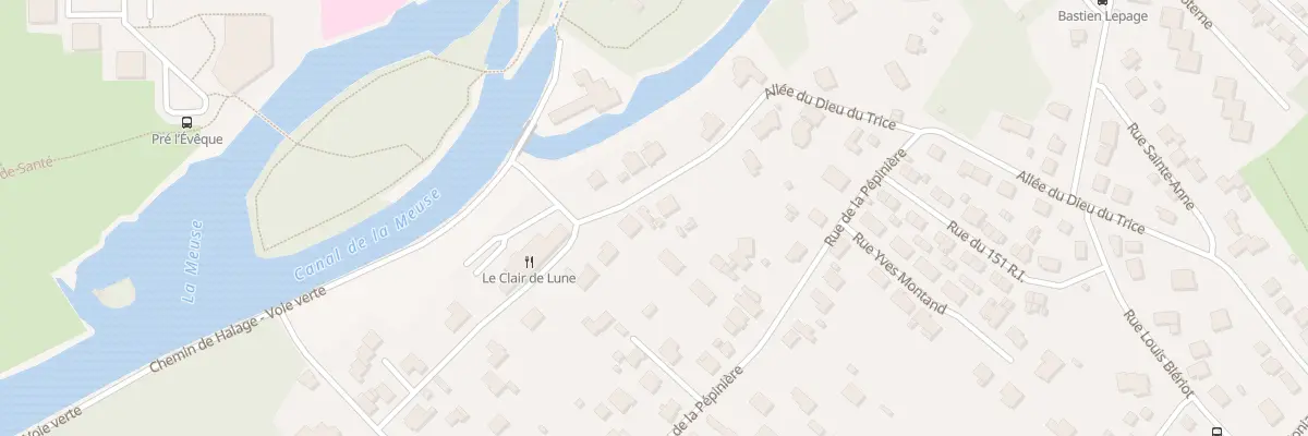 Plan du 6 All du Dieu du Trice à Verdun