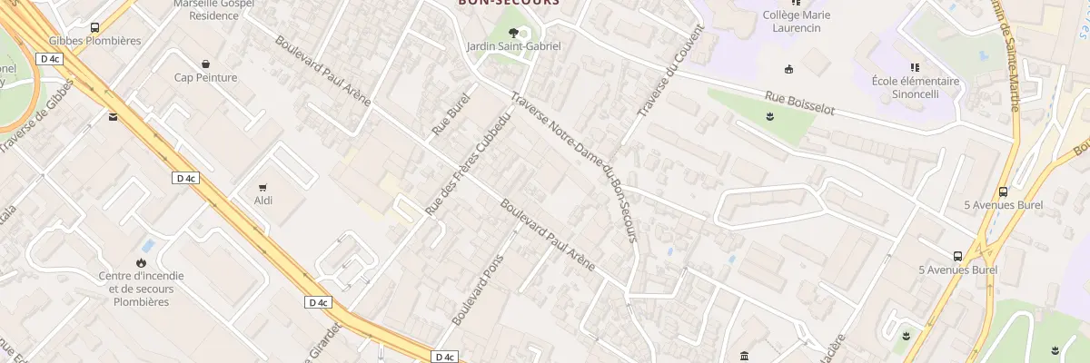 Plan du 97 Tra Ntre-Dame Bon Secours à Marseille 14e Arrondissement