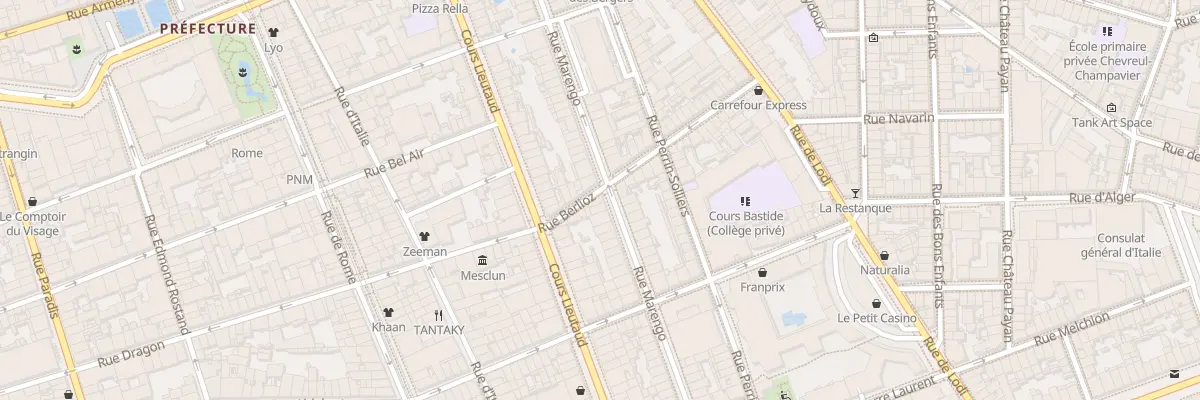 Plan du 52 Rue marengo à Marseille 6e Arrondissement