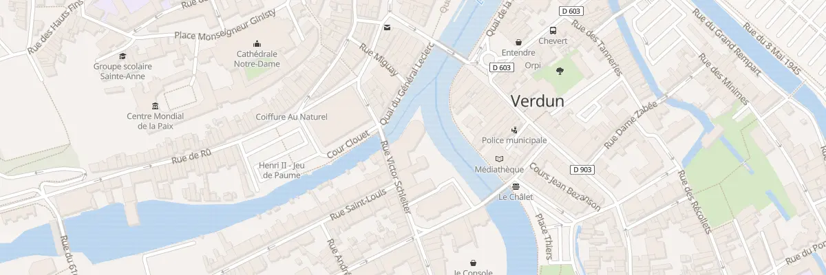 Plan du 22 Rue Victor Schleiter à Verdun
