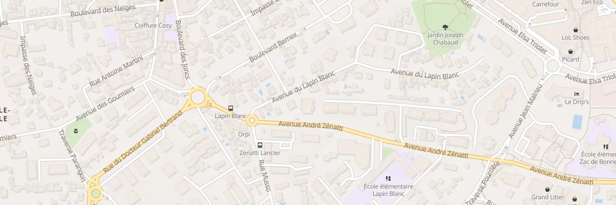 Plan du 8B Av du Lapin Blanc à Marseille 8e Arrondissement
