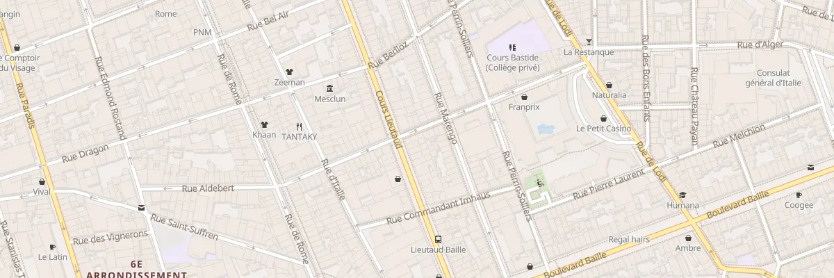 Plan du 30A Rue de village à Marseille 6e Arrondissement