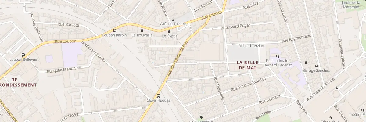Plan du 15 Rue louis mouronval à Marseille 3e Arrondissement