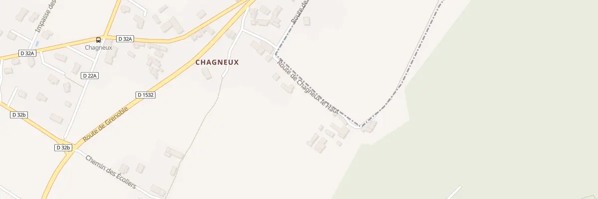 Plan du 362 Rte de Chagneux-le-Haut à Izeron