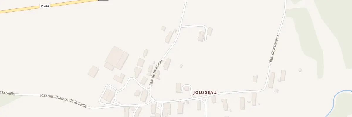 Plan du 70 Rue de Jousseau à Cosges