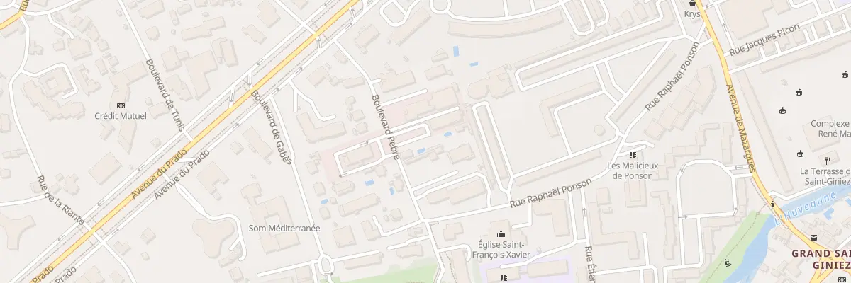Plan du 7 Bd Pebre à Marseille 8e Arrondissement