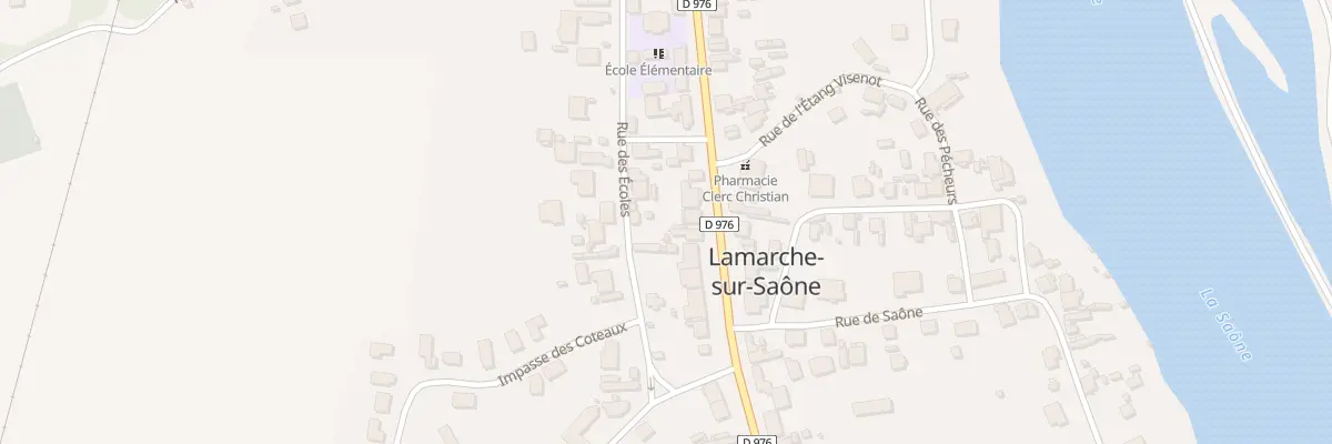 Plan du 30 Rue General de Gaulle à Lamarche-sur-Saône
