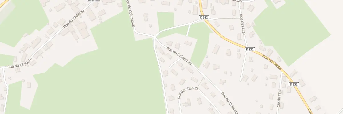 Plan du 7 Rue du Colombier à Champdivers