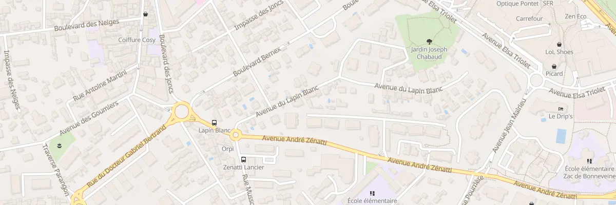 Plan du 10A Av du Lapin Blanc à Marseille 8e Arrondissement