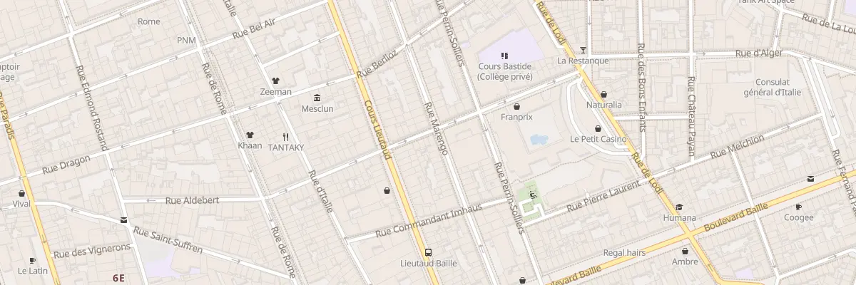 Plan du 34 Rue de village à Marseille 6e Arrondissement