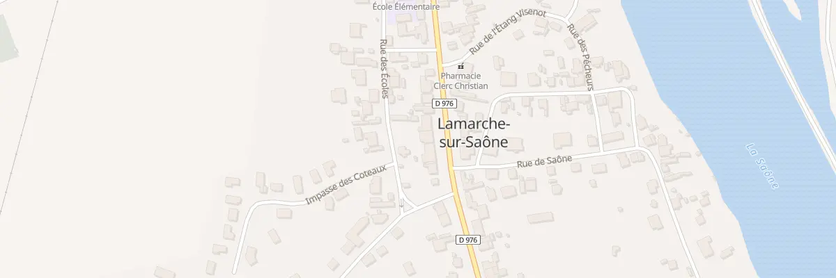 Plan du 34 Rue General de Gaulle à Lamarche-sur-Saône