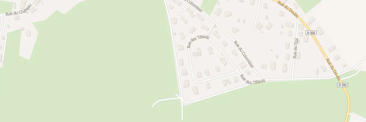 Plan du 13 Rue des Tilleuls à Champdivers
