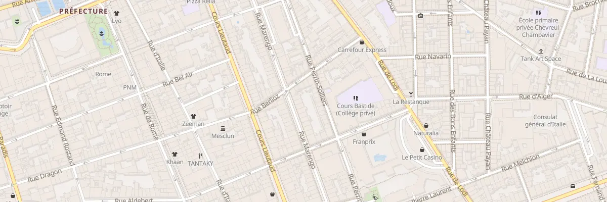 Plan du 47 Rue marengo à Marseille 6e Arrondissement