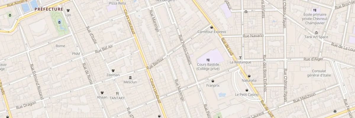 Plan du 45 Rue marengo à Marseille 6e Arrondissement