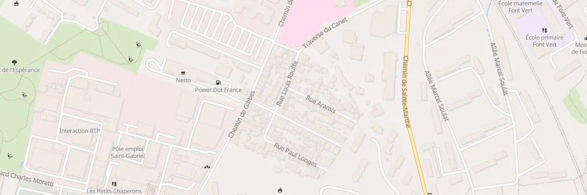 Plan du 4 Rue aramis à Marseille 14e Arrondissement