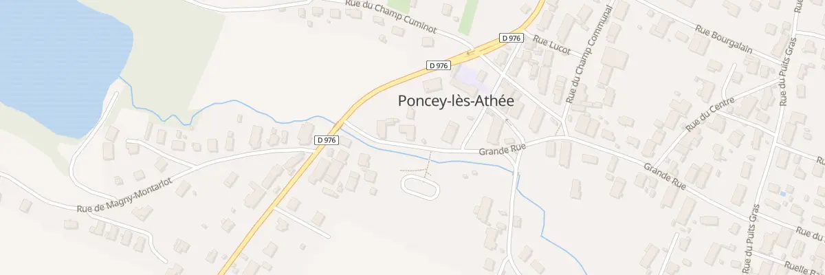 Plan du 3 Gr Grande Rue à Poncey-lès-Athée