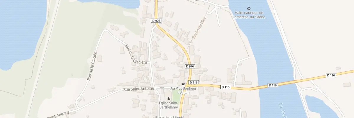 Plan du 10 Rue General de Gaulle à Lamarche-sur-Saône