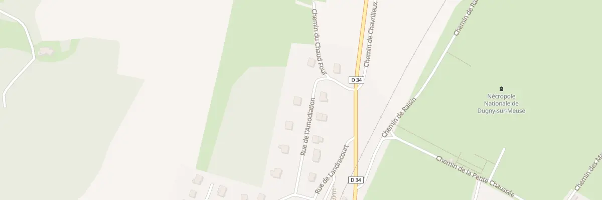 Plan du 4 Rue de l’Amodiation à Dugny-sur-Meuse