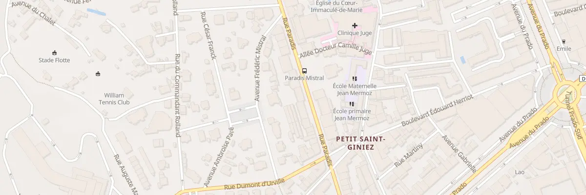 Plan du 502 Rue paradis à Marseille 8e Arrondissement