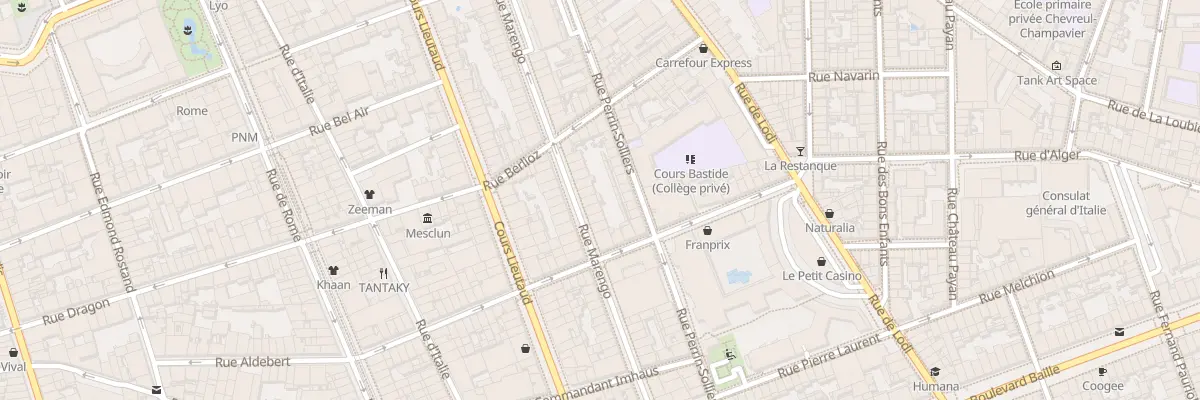 Plan du 55 Rue marengo à Marseille 6e Arrondissement