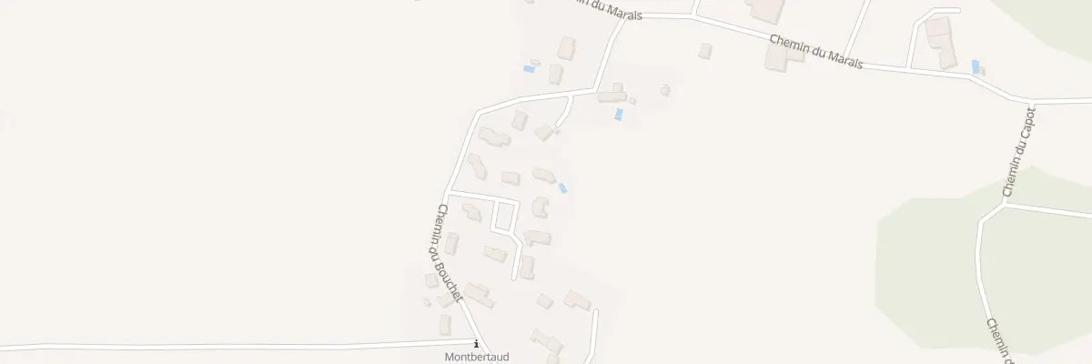 Plan du 44B Che du Bouchet à Cessieu