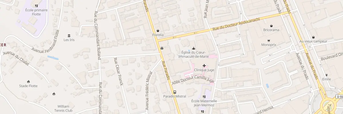 Plan du 431 Rue paradis à Marseille 8e Arrondissement