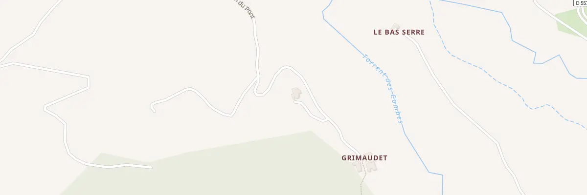 Plan du 5033 Le Pont à Cornillac