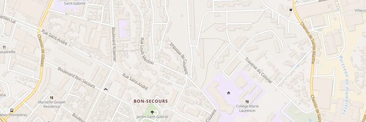 Plan du 5 Imp du Couvent à Marseille 14e Arrondissement