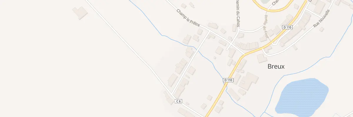 Plan du 9 Rue de la Vieille Ville à Breux