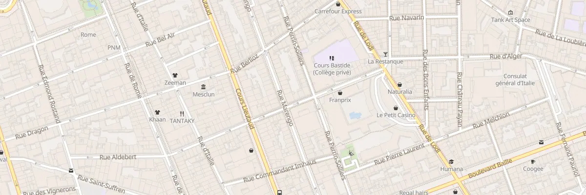 Plan du 63 Rue marengo à Marseille 6e Arrondissement