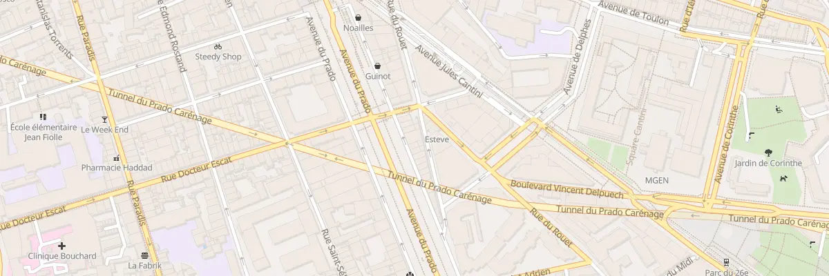 Plan du 37 Av du Prado à Marseille 6e Arrondissement