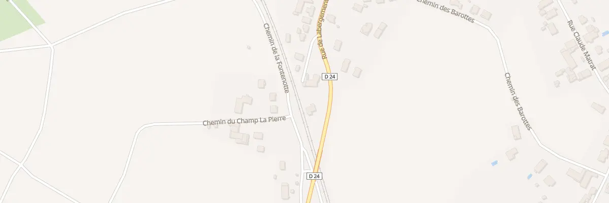 Plan du 38 Rue de Labergement à Auxonne