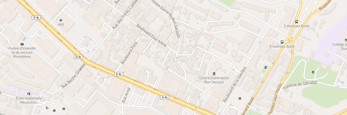 Plan du 65 Tra Ntre-Dame Bon Secours à Marseille 14e Arrondissement