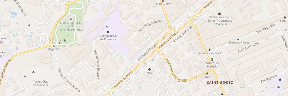 Plan du 402 Av du Prado à Marseille 8e Arrondissement