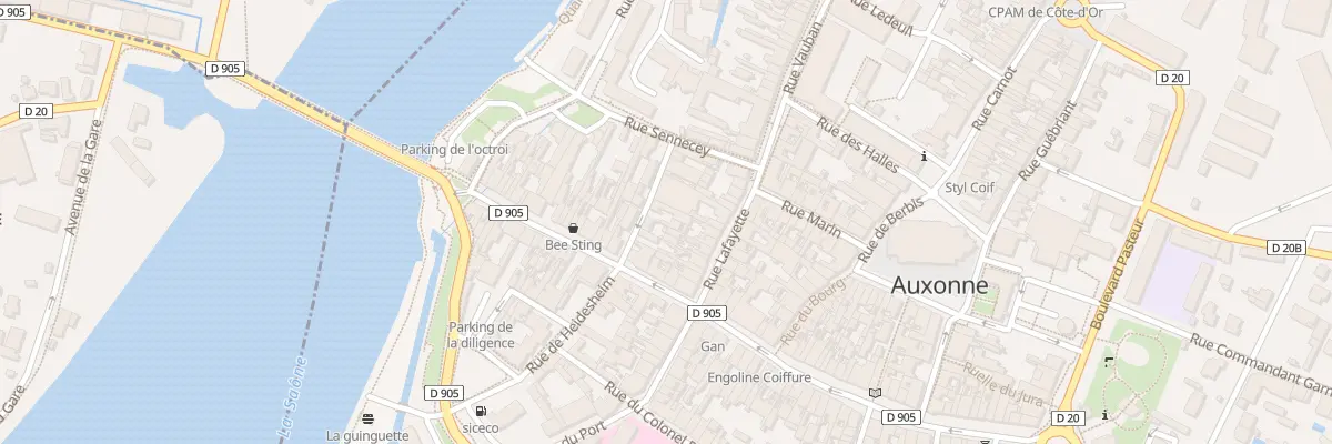 Plan du 14 Rue Prieur La Cote d’Or à Auxonne