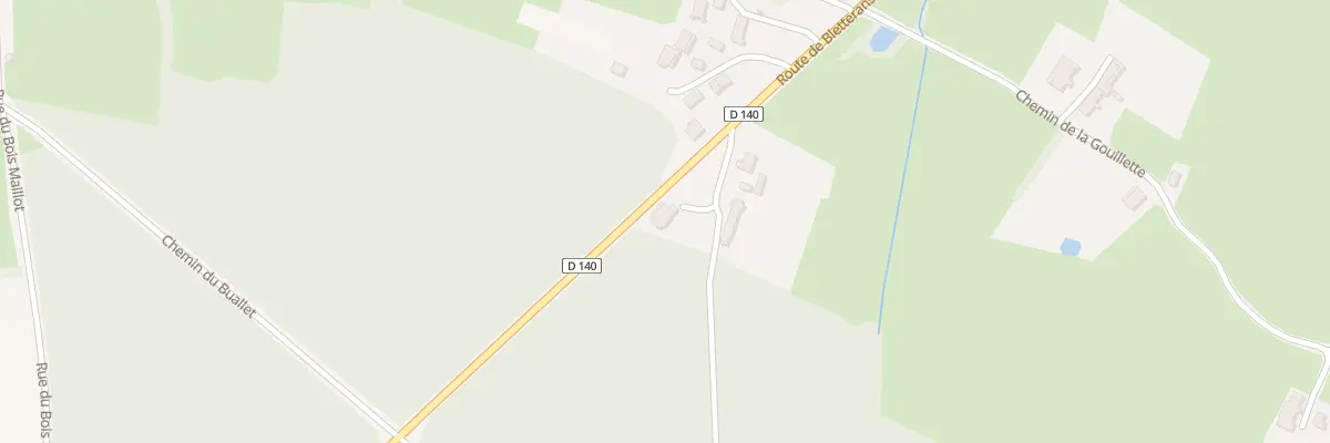 Plan du 1830 Rte de Bletterans à Saillenard