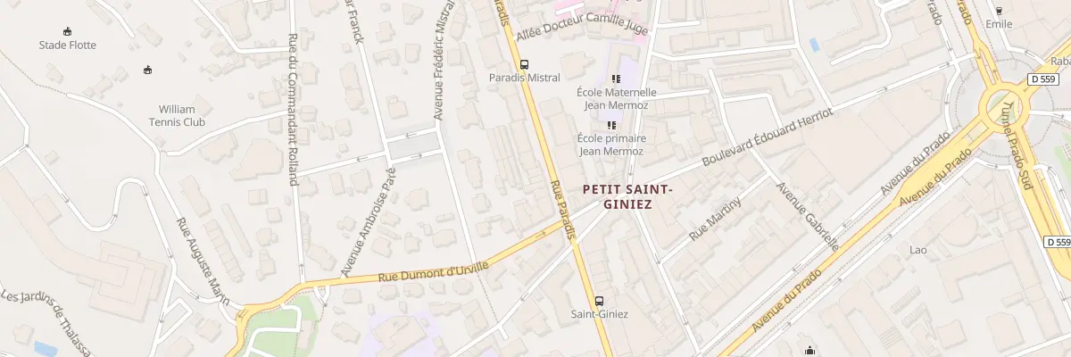 Plan du 526 Rue paradis à Marseille 8e Arrondissement