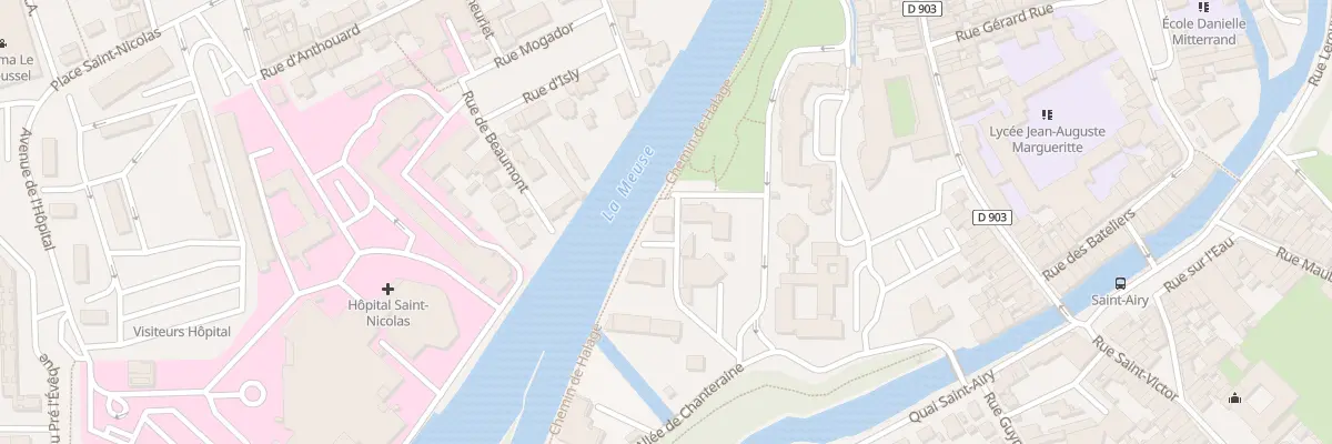 Plan du 4 Prom Digue à Verdun