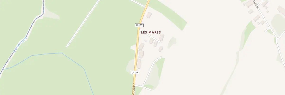 Plan du 15 Rte de Mouthier à Mouthier-en-Bresse