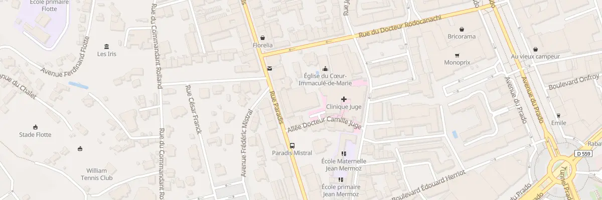 Plan du 433 Rue paradis à Marseille 8e Arrondissement