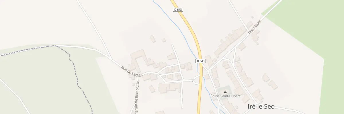 Plan du 3 Che des Pres à Iré-le-Sec