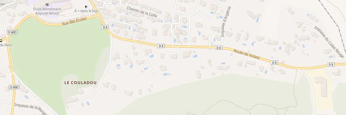 Plan du 7110 La Rouguiere à Cabriès