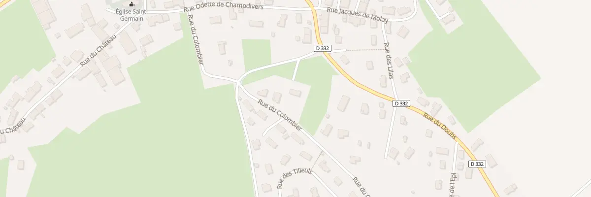 Plan du 6B Rue du Doubs à Champdivers