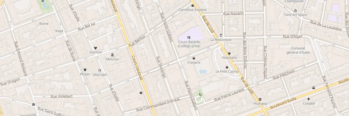 Plan du 41 Rue de village à Marseille 6e Arrondissement