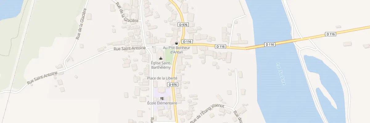 Plan du 33 Rue General de Gaulle à Lamarche-sur-Saône
