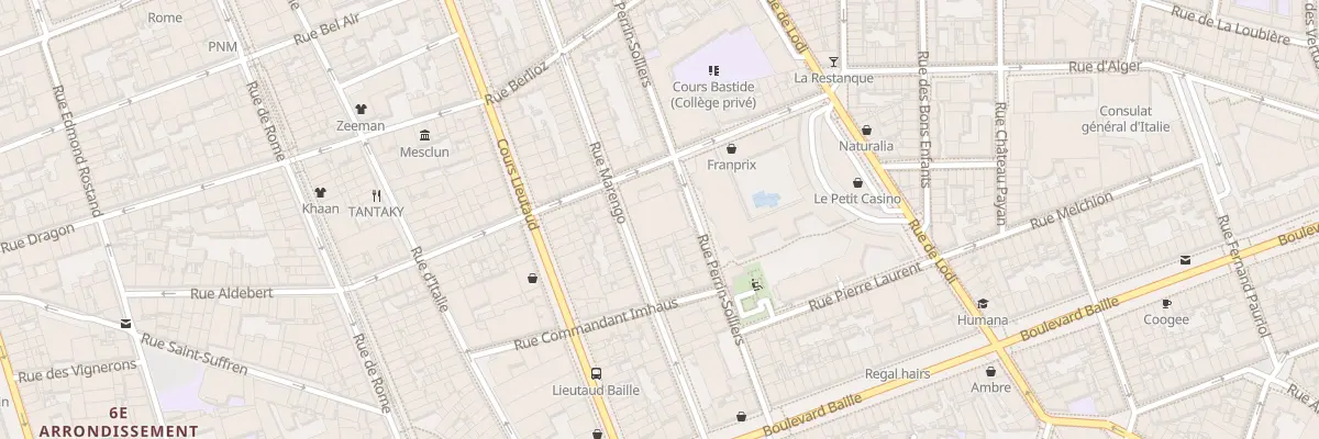 Plan du 71 Rue marengo à Marseille 6e Arrondissement