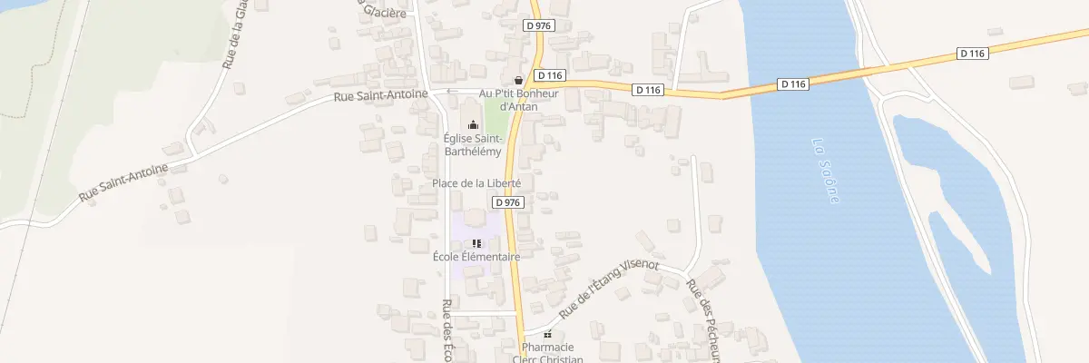 Plan du 37 Rue General de Gaulle à Lamarche-sur-Saône