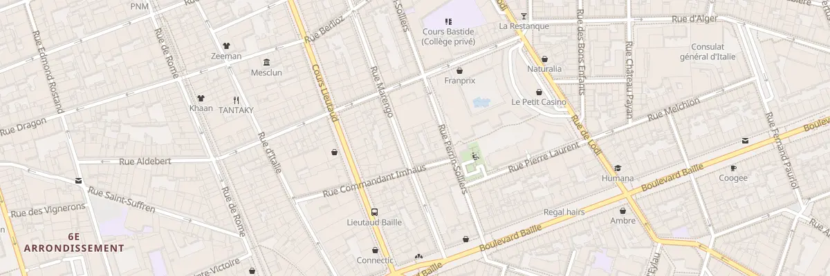 Plan du 77 Rue marengo à Marseille 6e Arrondissement